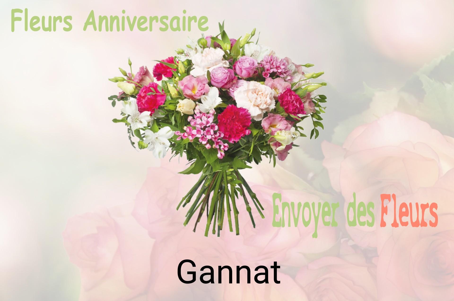 Bouquet de fleurs d’anniversaire livré à Gannat